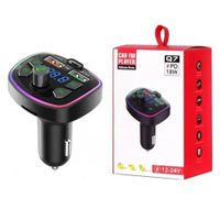 KFZ FM-Transmitter Bluetooth, Freisprechen und Laden im Auto