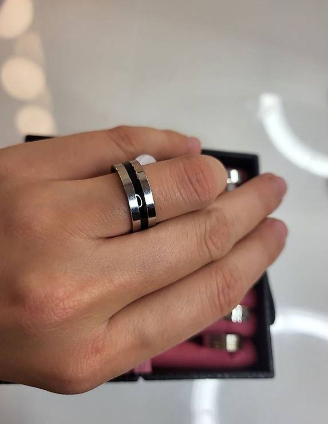 Anelli: NEUE Edelstahl Ringen – Nuovo e nell'imballaggio originale da Hellbühl venduto da d.d.d.125 4