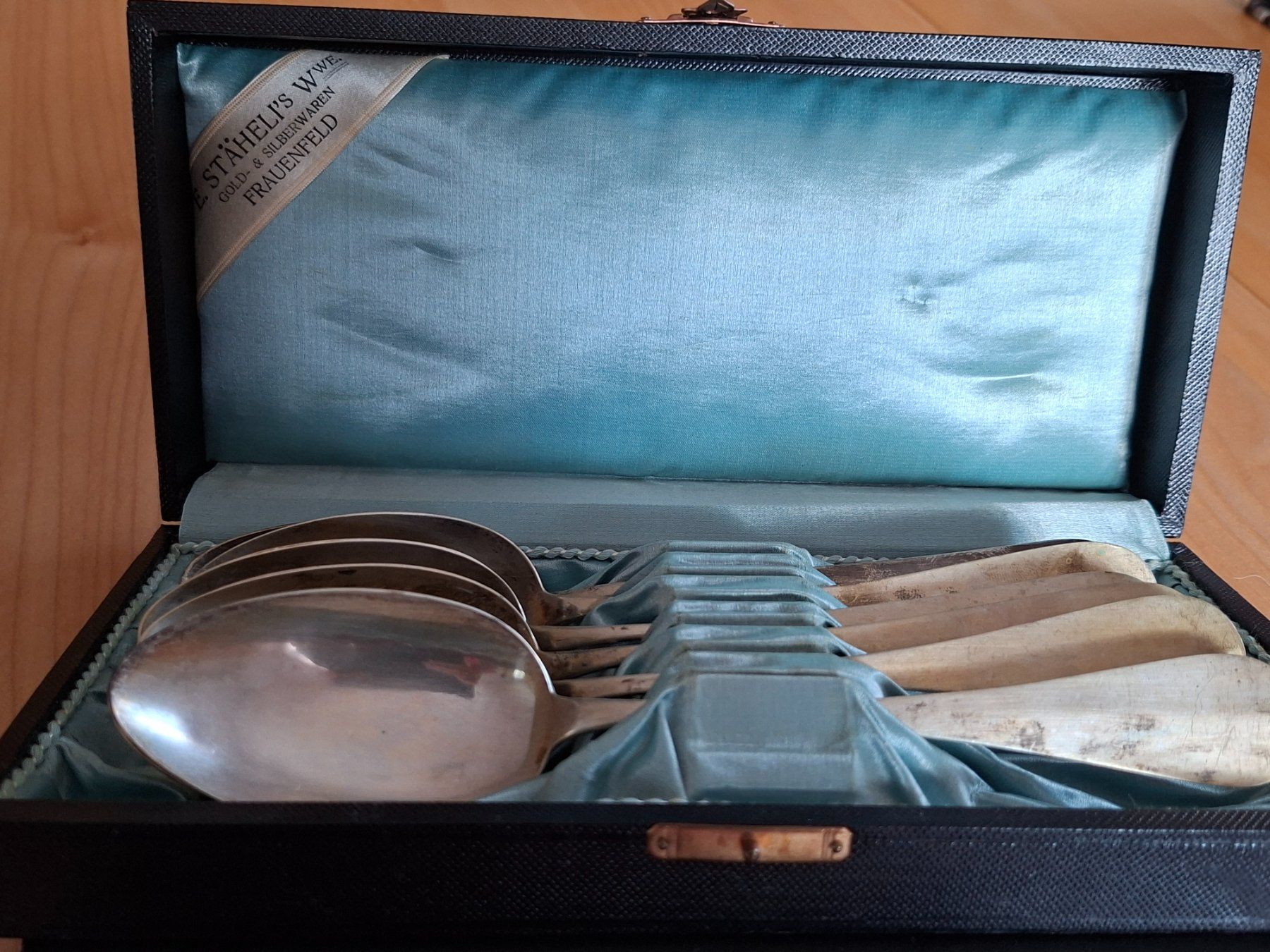 Bestecksets: 6er Set Suppenlöffel silber – Gebraucht aus Märwil von mauro14.19 4