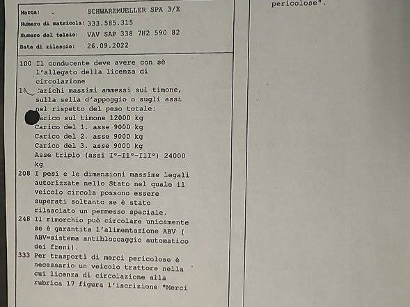 Schwarzmüller Rimorchi: Semirimorchio pianale 13.60 – Usato da Palagnedra venduto da gnufo 4
