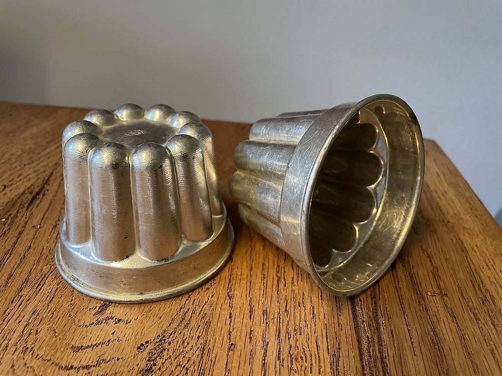 Vespa Baba Au Rhum Förmchen - 6 Stück Aluminium Backformen 6x6cm