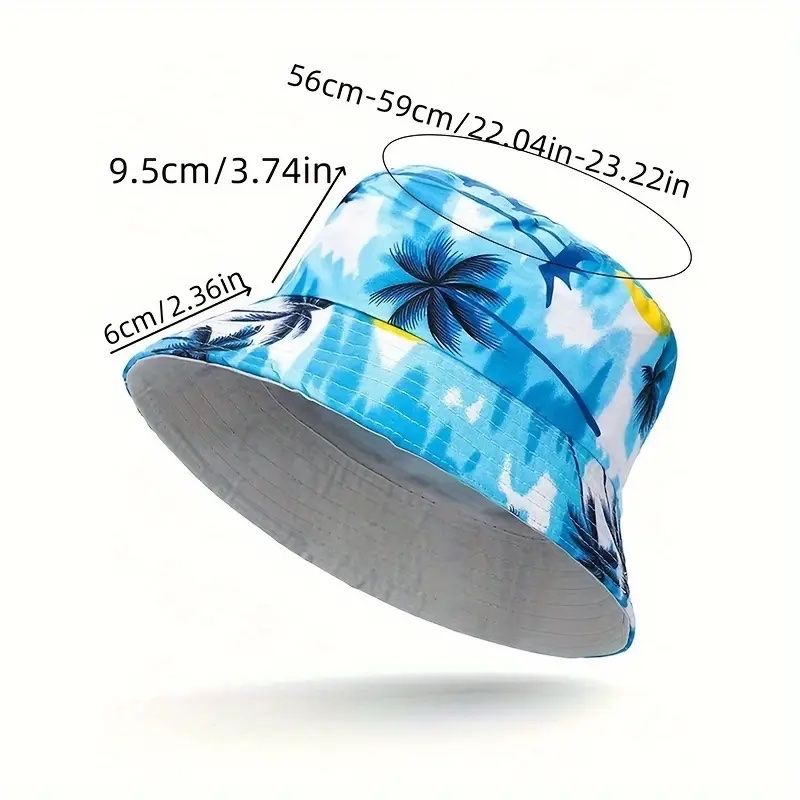 Copricapi, berretti & cappellini: Sommerhut Bucket Hat Palmen Print – Nuovo e nell'imballaggio originale da Wettingen venduto da Chnoelleli 1