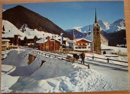 Ansichtskarte ungelaufen - Sedrun im Winter