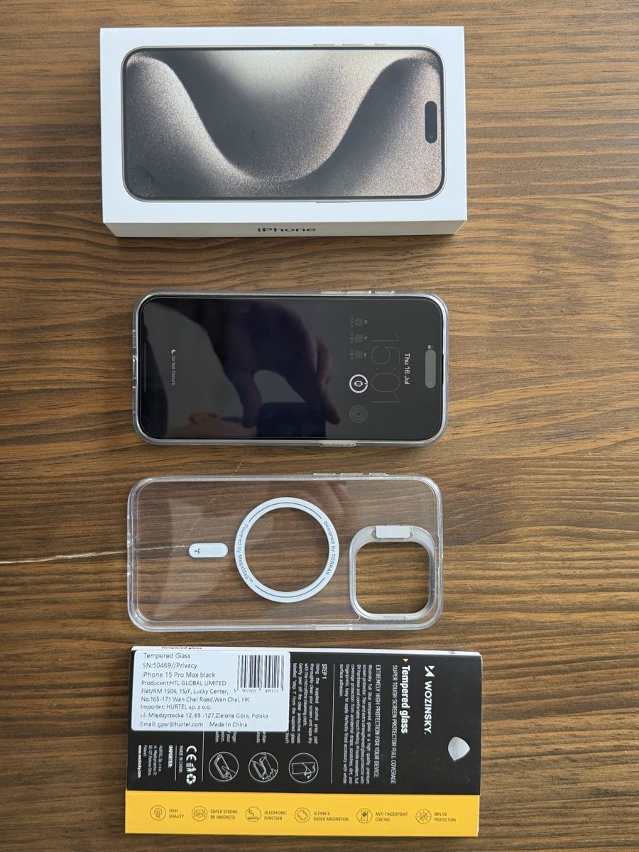 Apple Portables: Iphone 15 Pro Max 256 GB Silber – D'occasion à Zürich par arb_9qhc 5