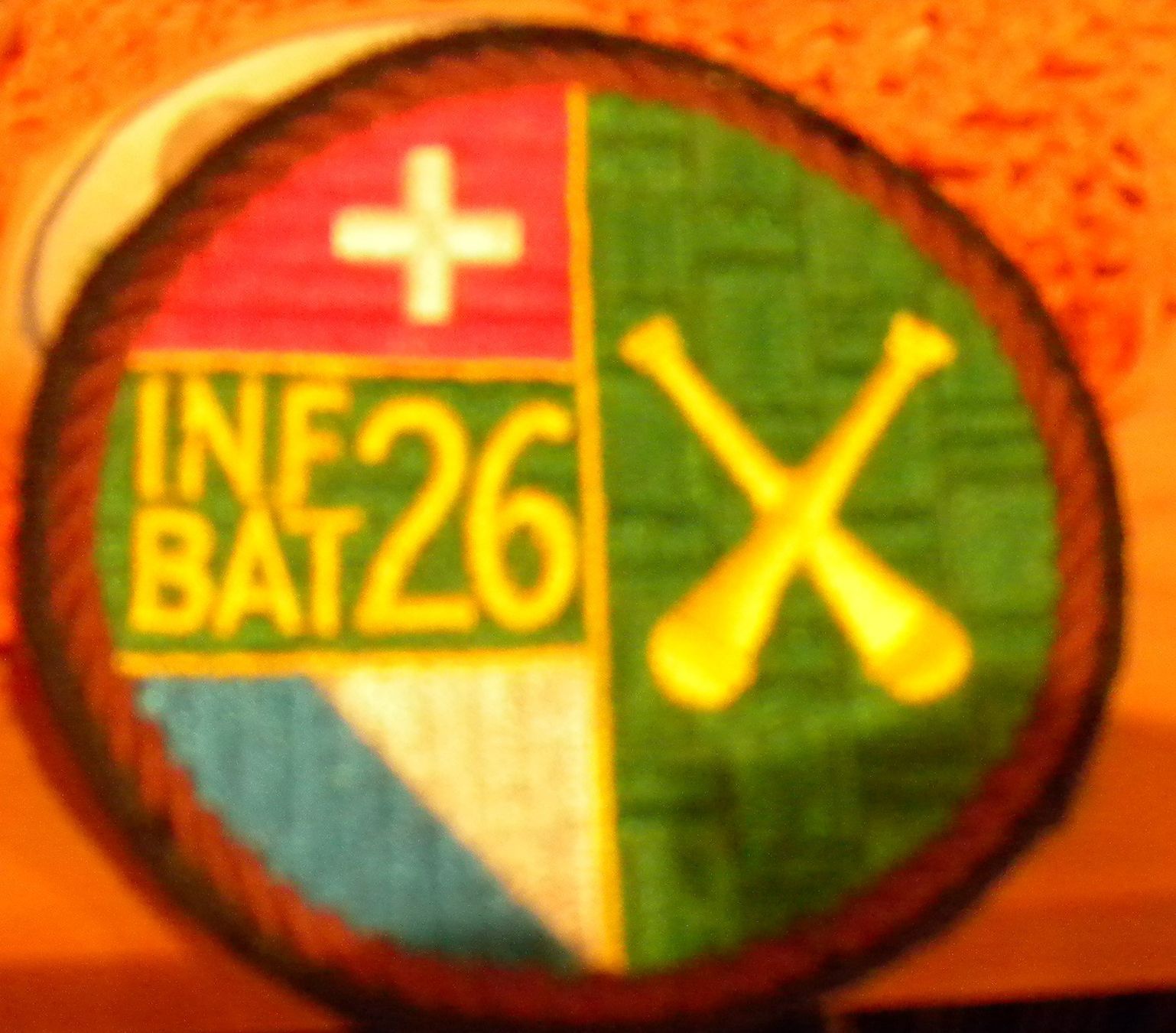 Schweizer Armee Toppe: Abzeichen Inf Bat 26 Schweizer Armee – Nuovo (secondo la descrizione) da Hauenstein venduto da davia72