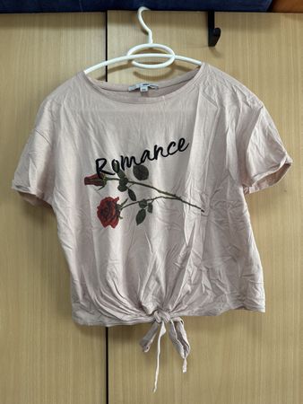 Tally Weijl Damen Shirt Grösse XXS rosa Romantik Druck Schle