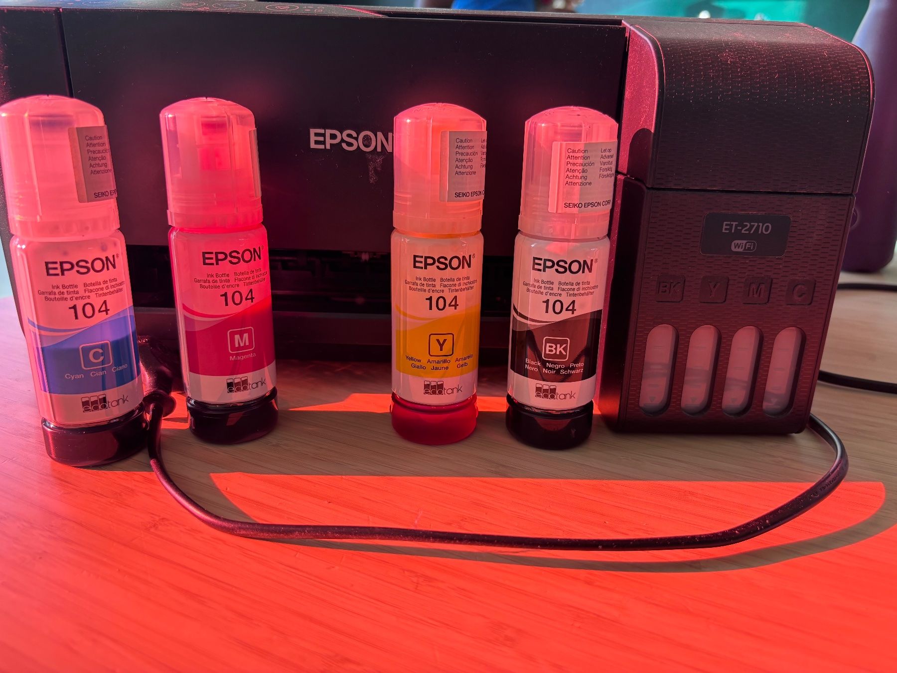 Epson Drucker: Drucker/Scanner EPSON ET-2710 mit Druckerfarbe – Gebraucht aus Zürich von ade_808 3