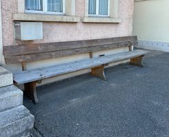 Holzbank für draussen ( 4 Meter)