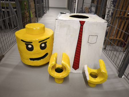 Kostüm Lego Fasnacht
