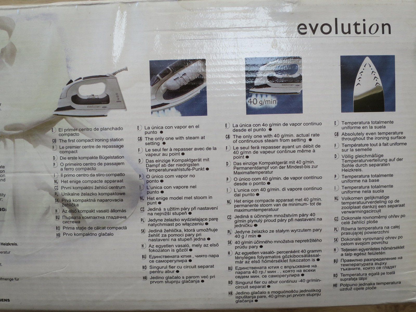 Ferri da stiro: Neues Solac Evolution P 216 Dampf-Bügeleisen – Usato da Gundetswil venduto da Maegez 2