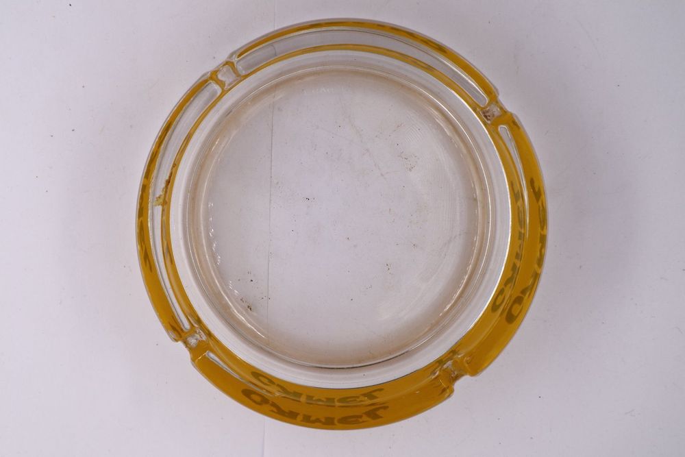 CAMEL Aschenbecher Glas 14cm Durchmesser