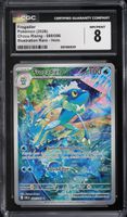 Pokemon Chaos Rising IR Frogadier #89 CGC 8 NM-MT