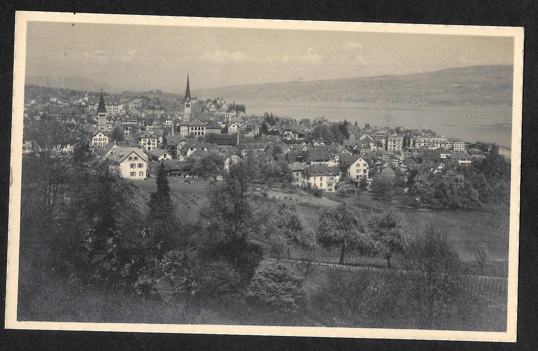 Cartoline postali: Wädenswil Teilansicht – Usato da Olten venduto da clotaldi