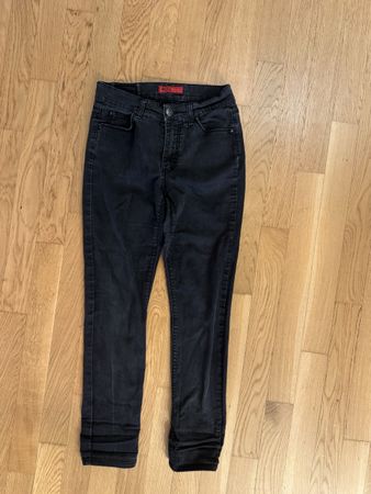 Angels Damen Jeans Schwarz Gr. 36 Skinny Stretch