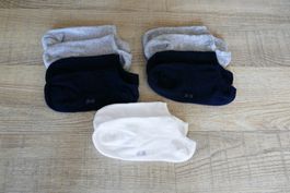 5 Paar Sneakersocken von Tchibo, Gr. 35 - 38, z. T. neu