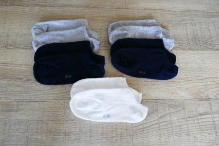 5 Paar Sneakersocken von Tchibo, Gr. 35 - 38, z. T. neu