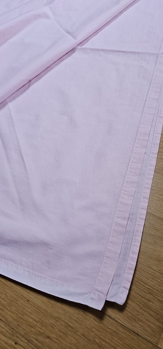 Bettwäsche: rosa Leintuch 165 x 240 cm – Gebraucht aus Ferden von jemyce 1