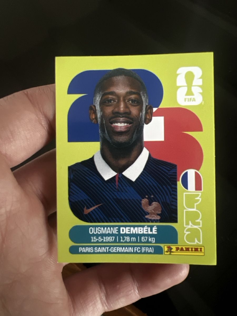 Panini Sammelbilder & Trading cards: Carte Panini dembélé – Neu (gemäss Beschreibung) aus Vauffelin von lia_957c