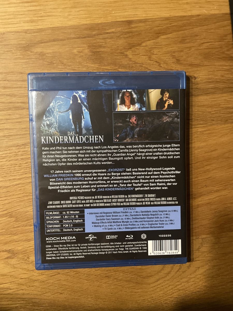 Alle DVDs: Das Kindermädchen (1990,selten) BluRay – Gebraucht aus Hagendorn von masterchieff 1