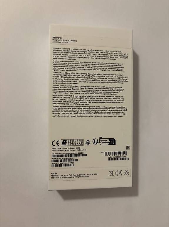Telefoni cellulari / Smartphones: IPhone 13 Verde 128GB - Funzionante – Usato da Rancate venduto da mel_r7cj 3