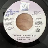 Duke Jupiter - The Line Of Your Fire / US-Promo 1985 - TOP