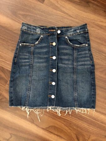 Schnäppchen Jeans Rock Gr. 34