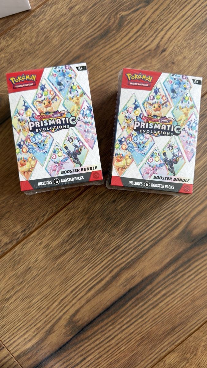 Pokémon Carte collezionabili: Scarlet & Violet Prismatic Evolutions Booster Bundle (x2) – Nuovo e nell'imballaggio originale da Basel venduto da rup_r2m2