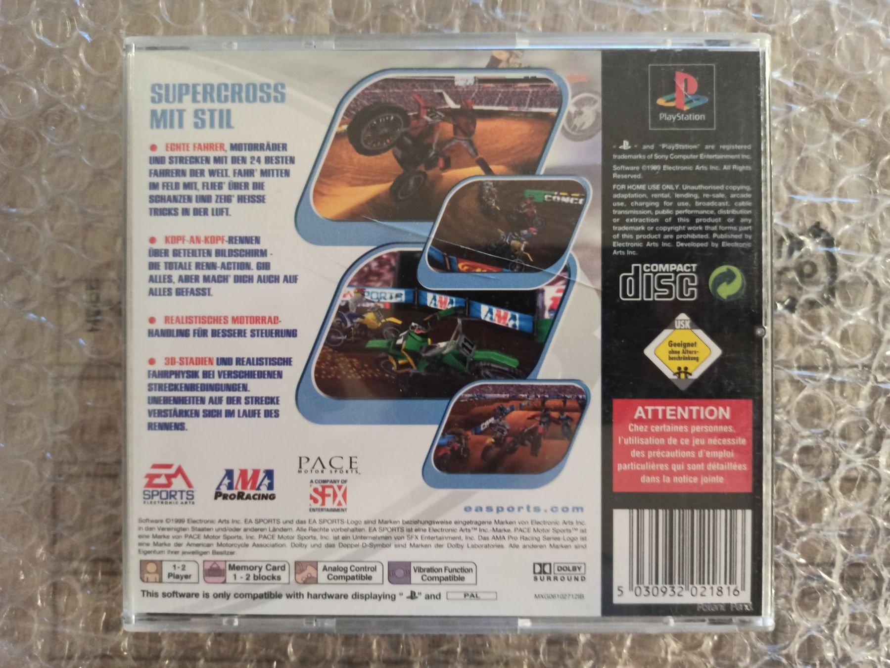 Giochi: Ea Sports Supercross 2000 PS1 – Usato da Oberweningen venduto da mar_87mx 1