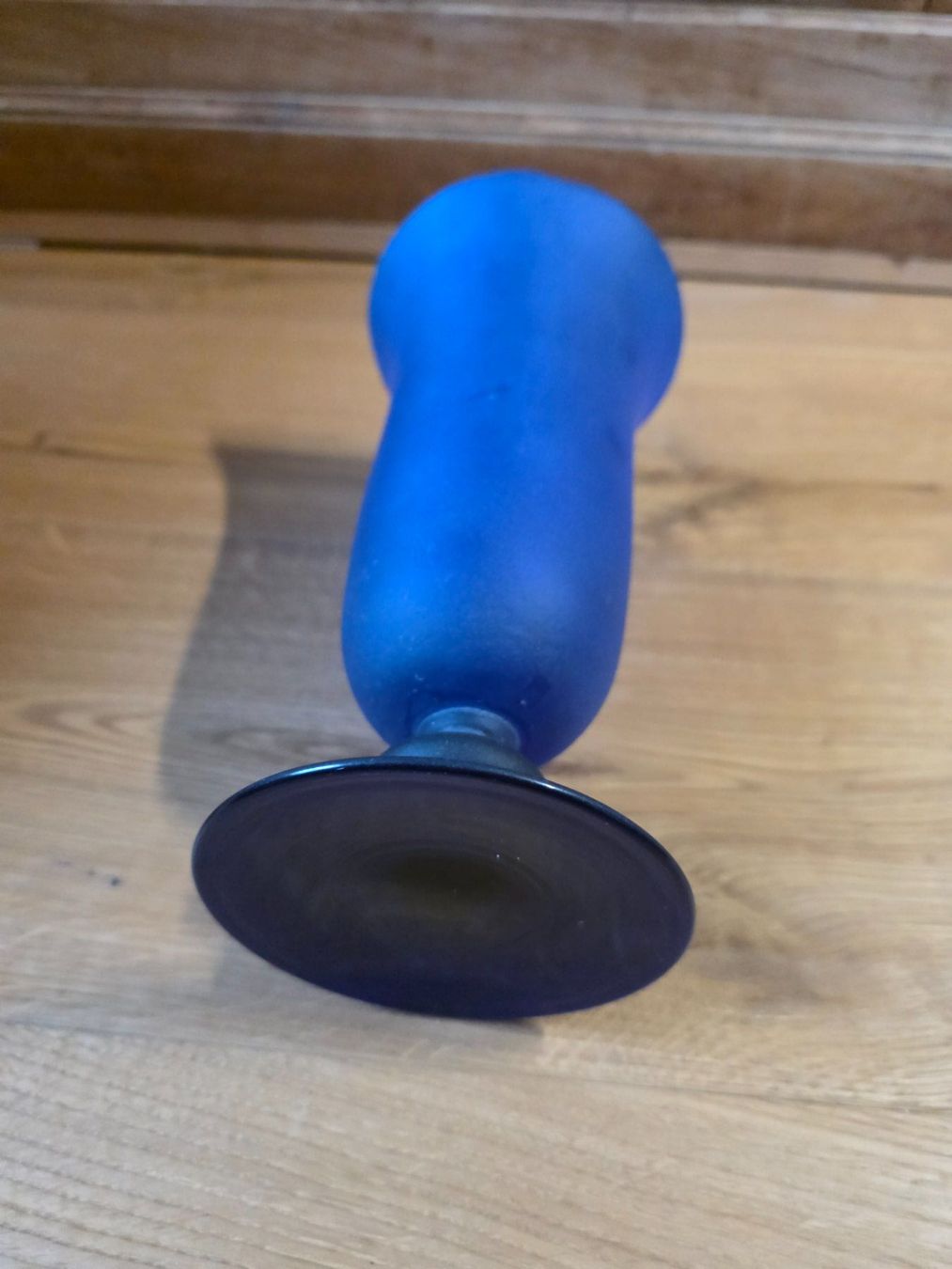 Vasi & Recipienti: wunderbare blaue Glas Kelch Vase  25 cm Handarbeit – Usato da Walterswil BE venduto da Lonitti 3