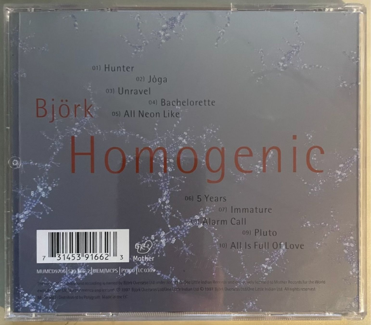 CD: Björk - Homogenic – Usato da Brunnen venduto da Barfly5 1
