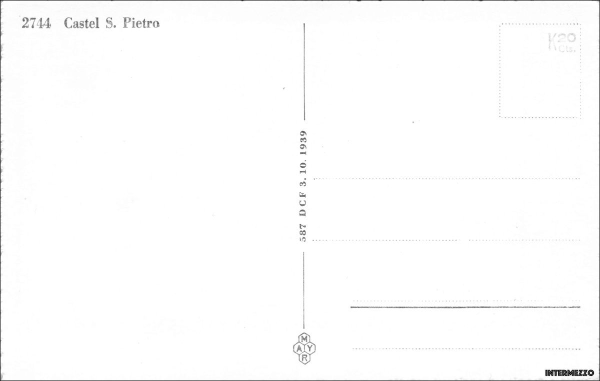 Cartoline postali: Castel San Pietro TI // 1939 Balerna Coldrerio – Usato da Basel venduto da intermezzo12 1