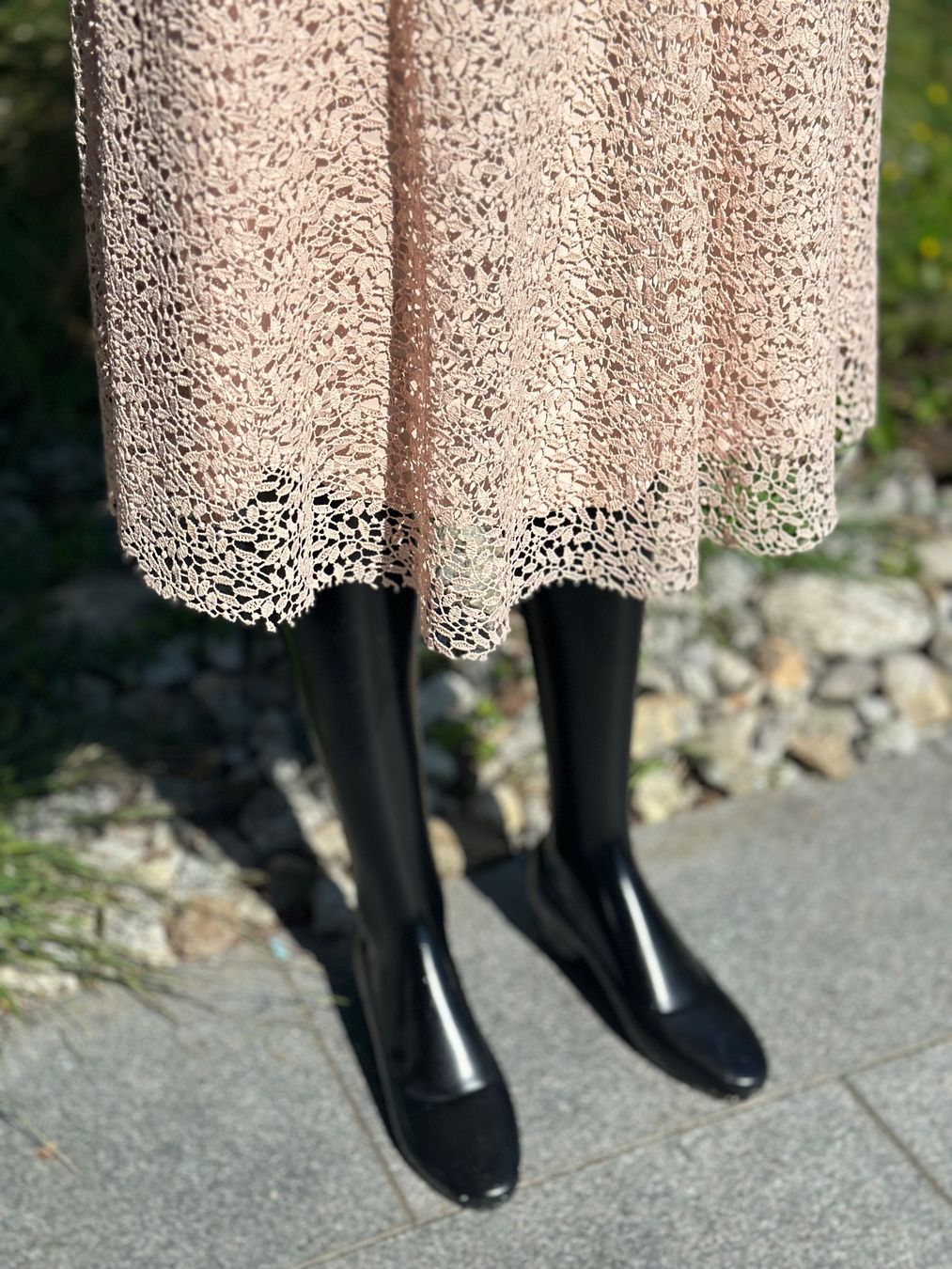 Zara Röcke: Sommerrock Spitze rosa A-Linie Gr. 36 – Gebraucht aus Zufikon von Modestil365 6