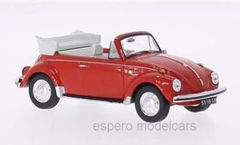 VW Käfer 1303 Cabriolet 1972-1975 rot     1:43 von Premium X