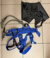 Baudrier de canyoning, avec longes et protège-combi
