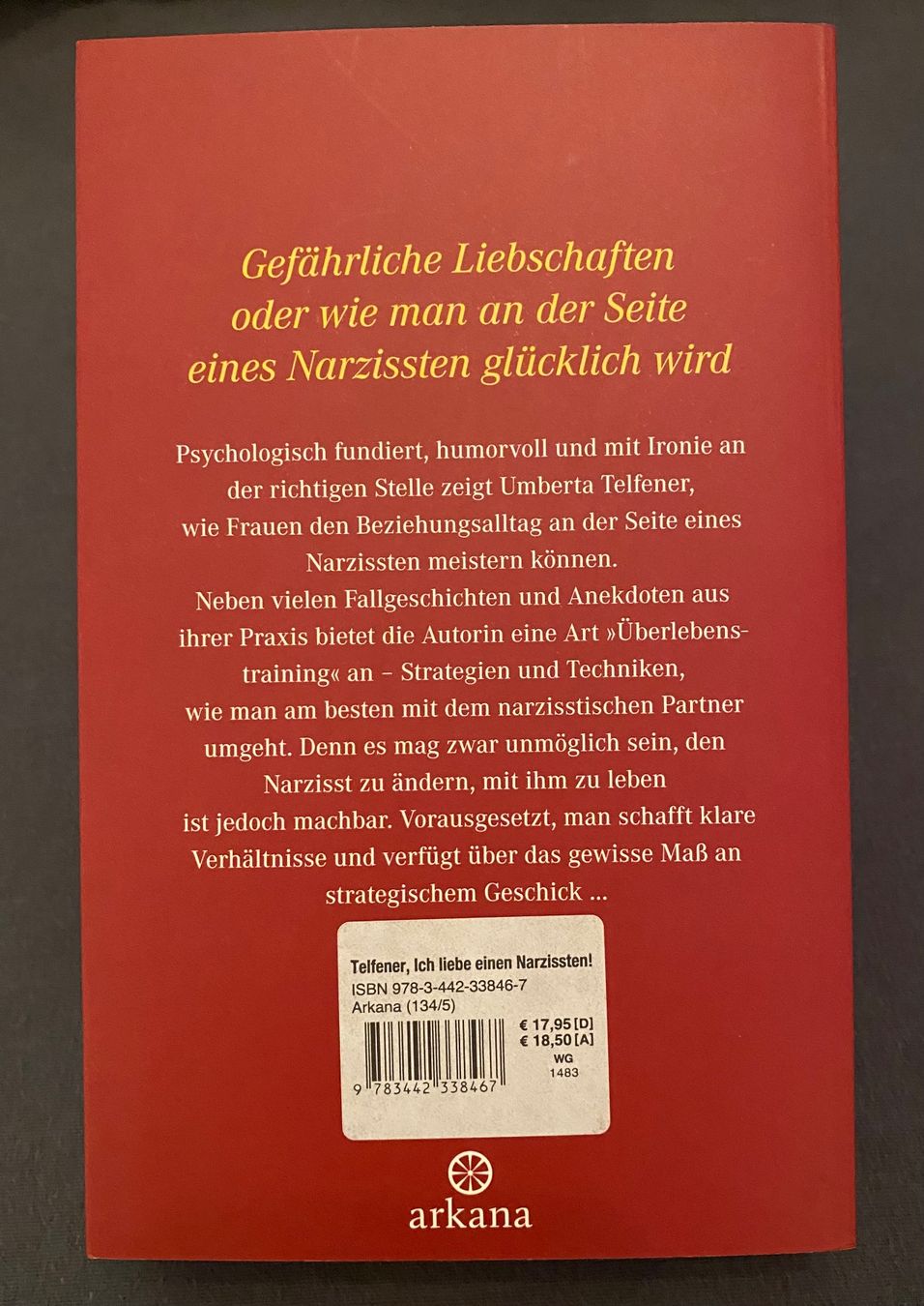 Libri: Hilfe, ich liebe einen Narzissten – Nuovo (secondo la descrizione) da Adliswil venduto da npe_96lr 1