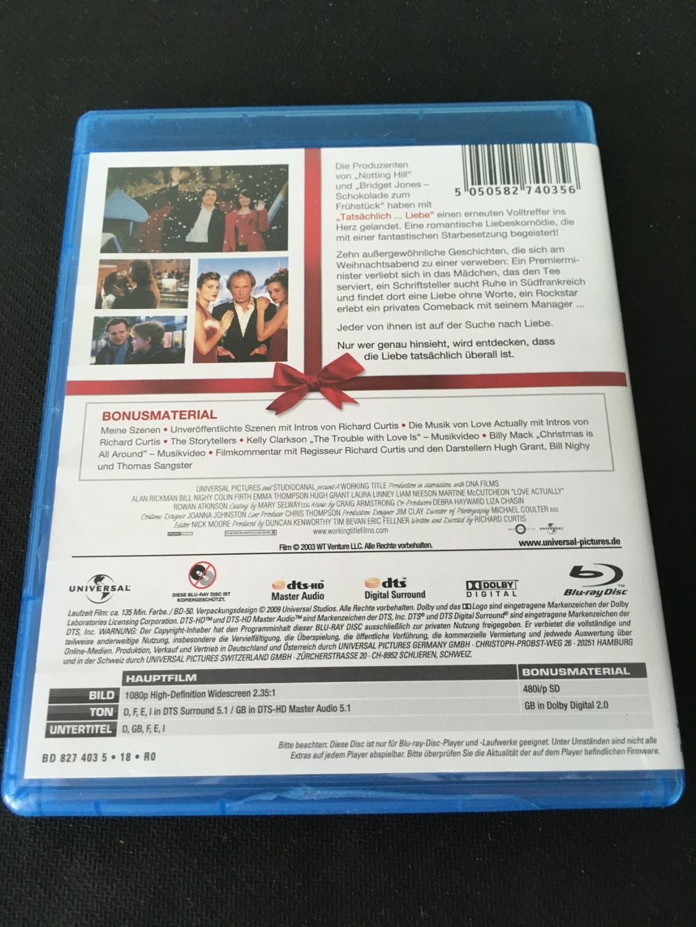 Tutti i DVDs: Tatsächlich... Liebe [Blu-ray] – Usato da St.Gallen venduto da MedienJoe 1