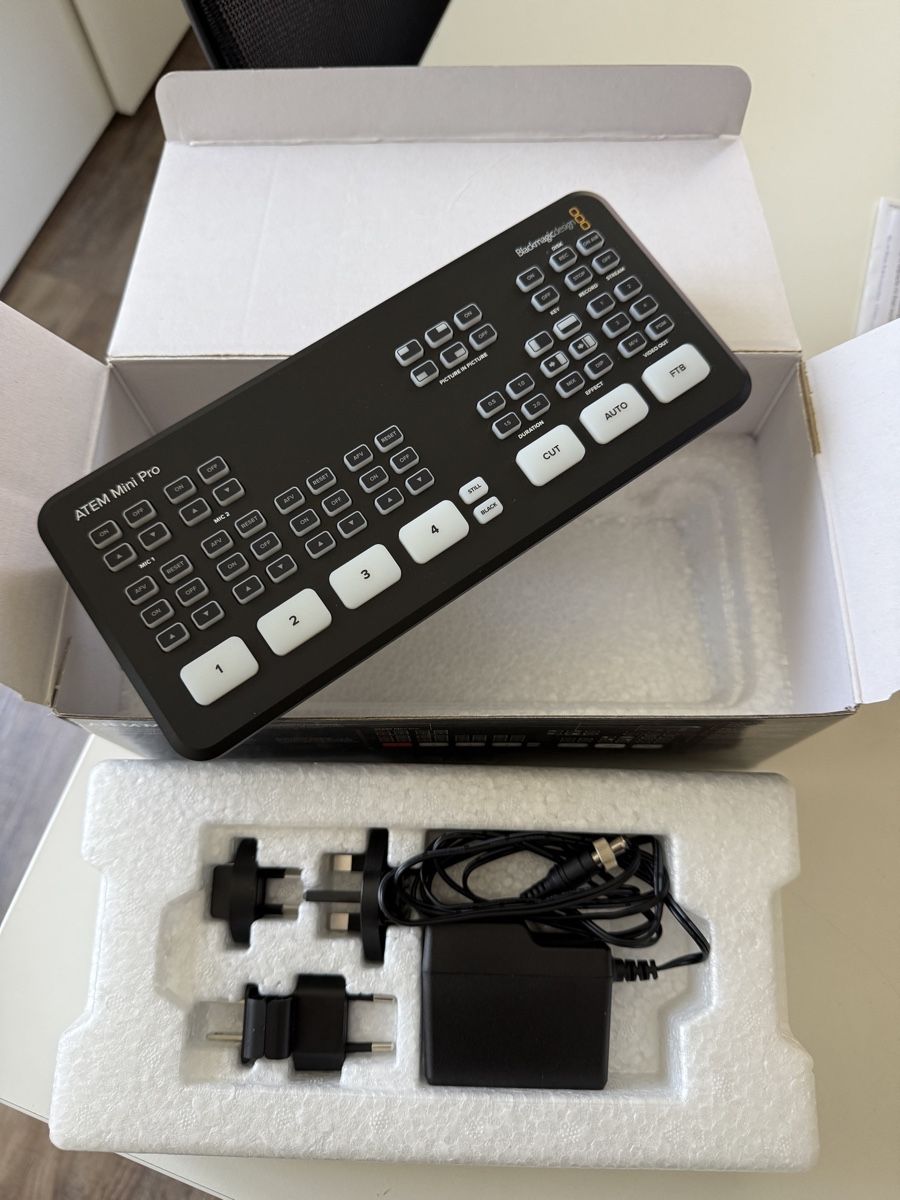 Blackmagic Console di mixaggio: Blackmagicdesig Atem Mini Pro – Nuovo e nell'imballaggio originale da Schlatt TG venduto da lichtundton 2