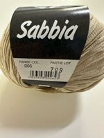 9 X LANA SABBIA 100% BAUMWOLLE