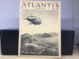 Atlantis Zeitschrift, August 1930, Zeppelin, Sammler
