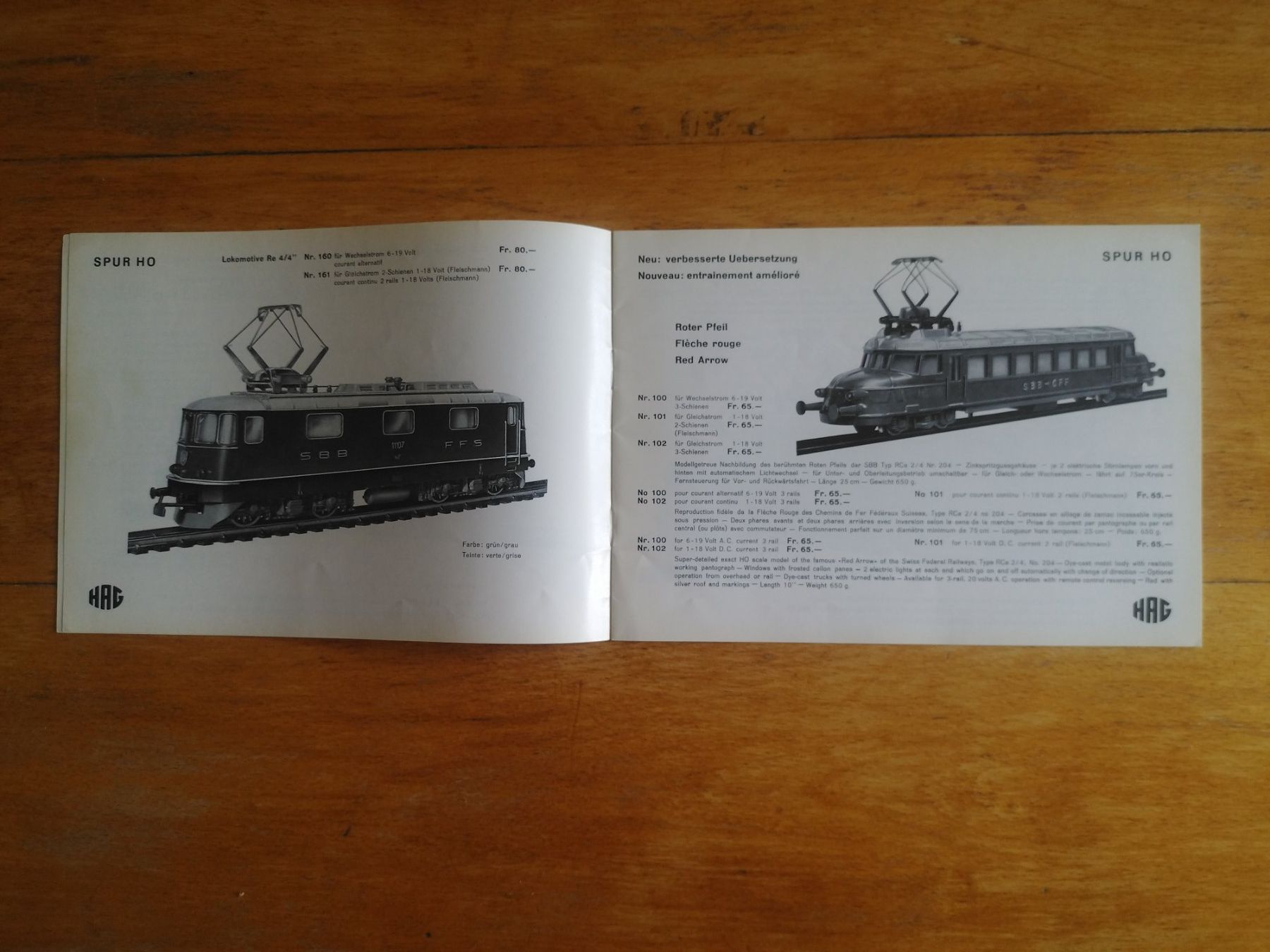 Jouef : catalogue 1969-1970 page 19