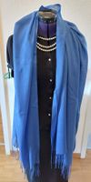 Weiche Pashmina Schal blau