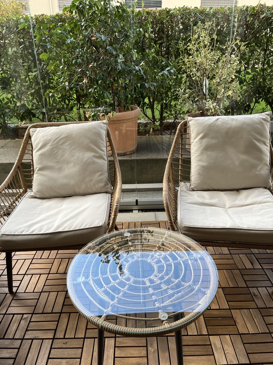 Poltrone: Stilvolles Lounge-Set für Balkon oder Terrasse – Usato da Lachen SZ venduto da sha_79z7
