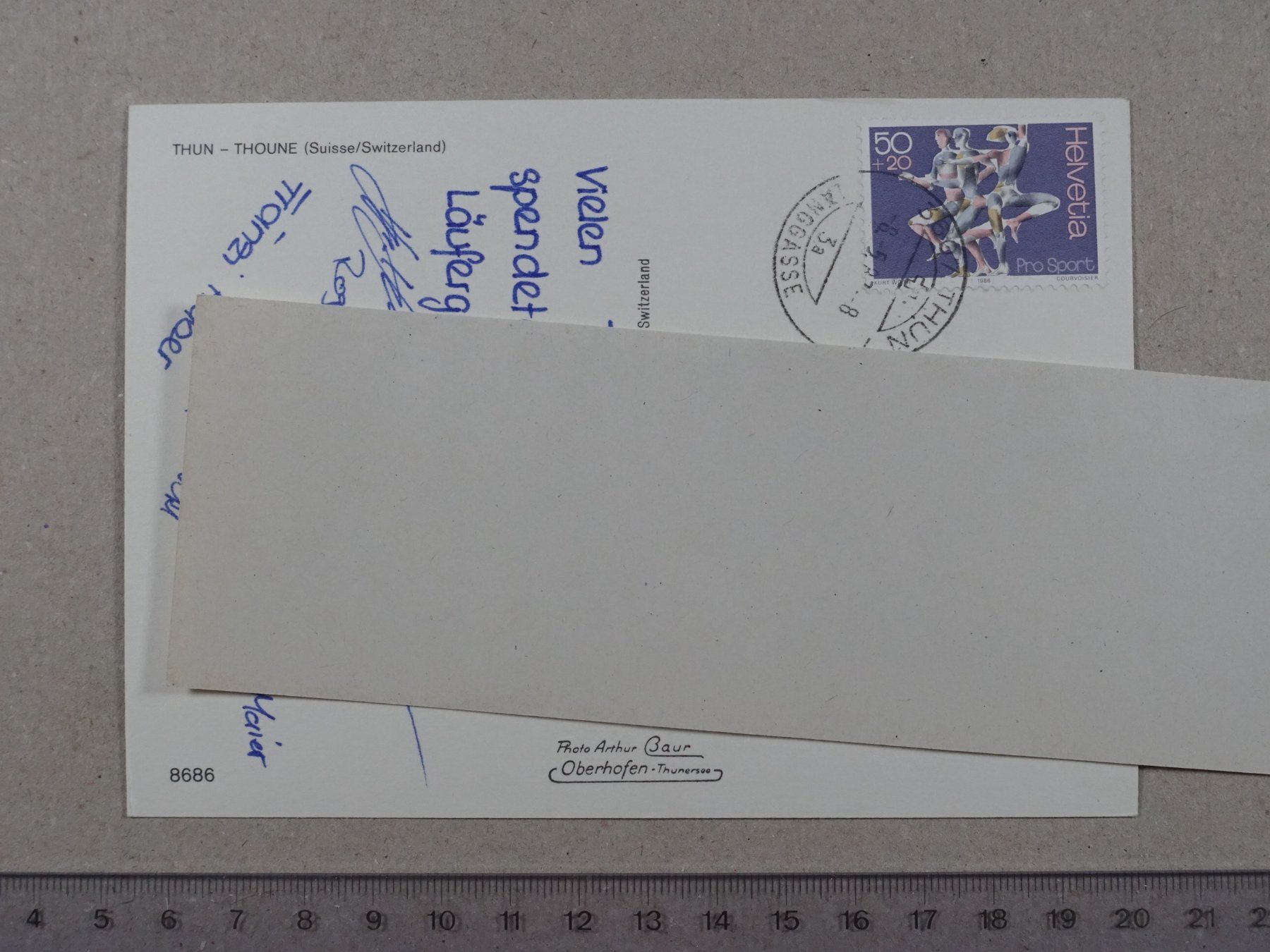 Cartes postales: Thun, 1987 – D'occasion à Lenzburg par fh1 1