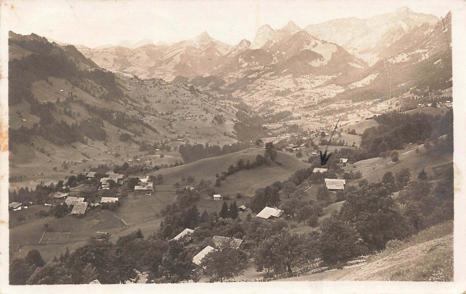 Cartoline postali: Weissenburg BE Panorama Simmental Tal – Usato da Biasca venduto da Blenio71