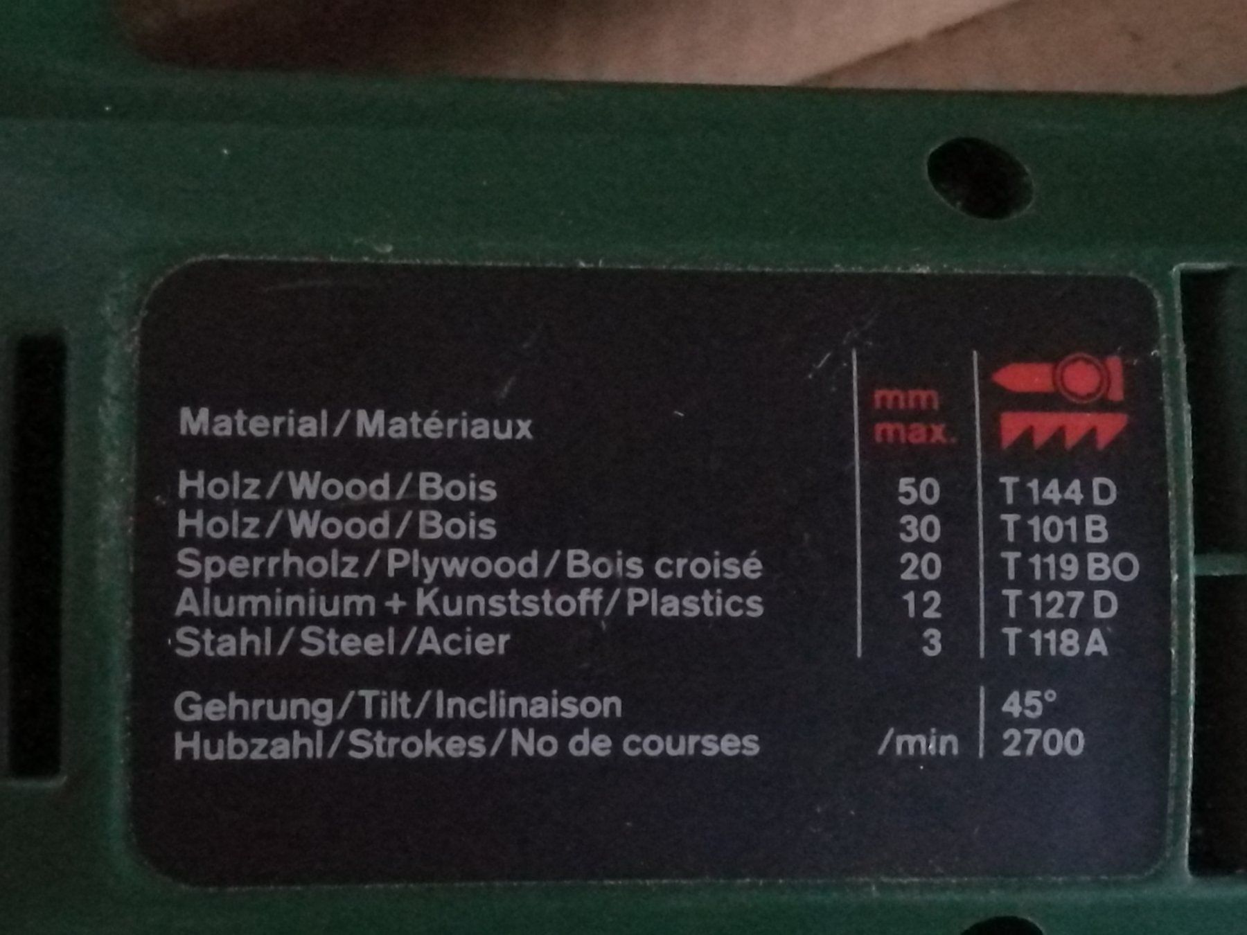 Tutte le macchine: BOSCH Stichsäge PST 50A – Usato da Niederdorf venduto da salti 4