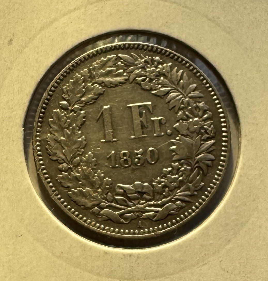 Toutes les monnaies: 1850 1 Franken ss-vz – D'occasion à Kirchberg SG par Helveticus00