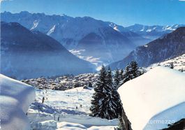 Verbier VS // 1975 téléski Esserts Skilift village Dorf