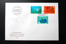 1992 FDC Werbemarken