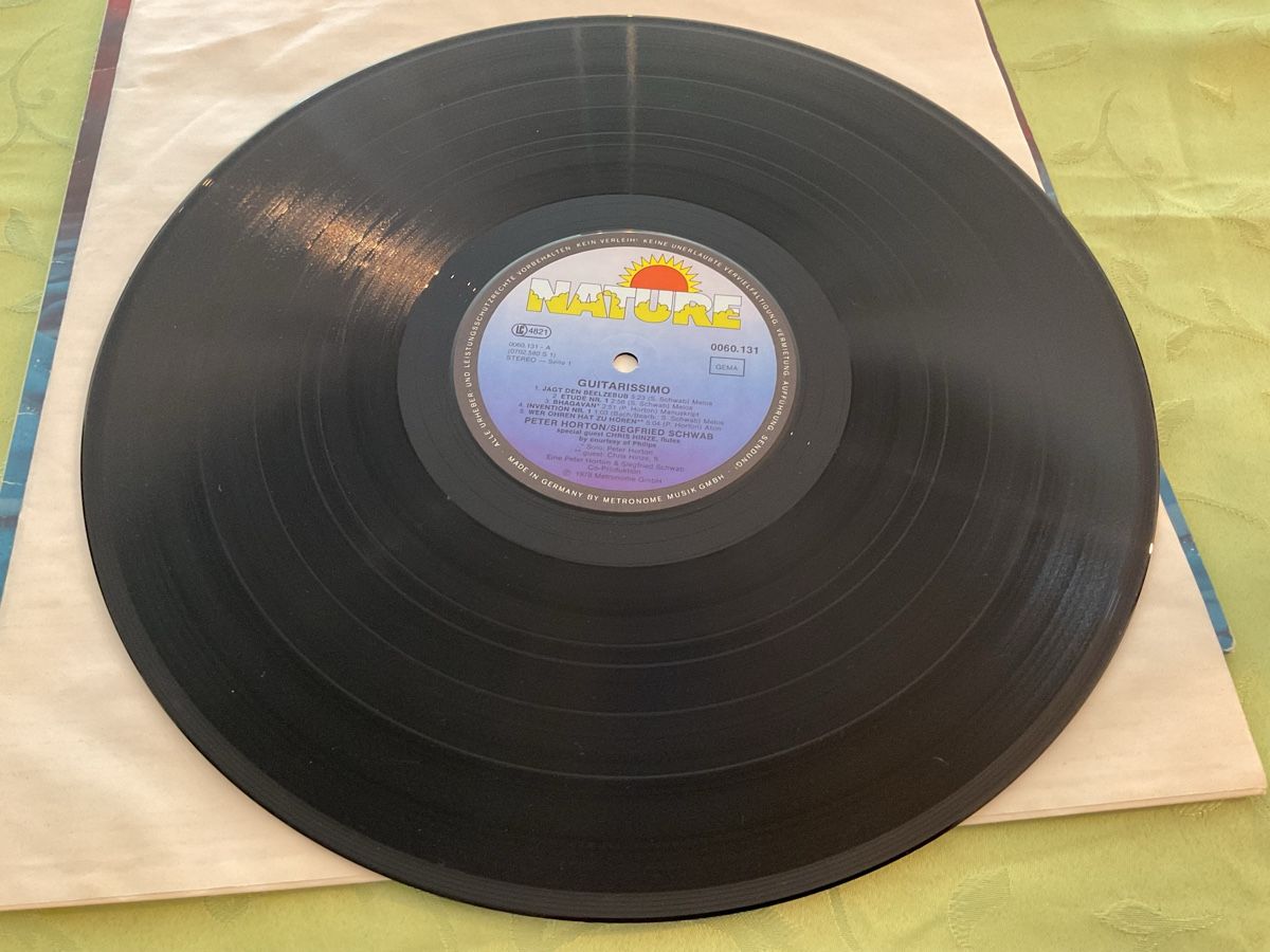 Dischi in vinile: LP Guitarrissimo Peter Horton Siegfried Schwab 1978 – Usato da Steinach venduto da Quarkie 2