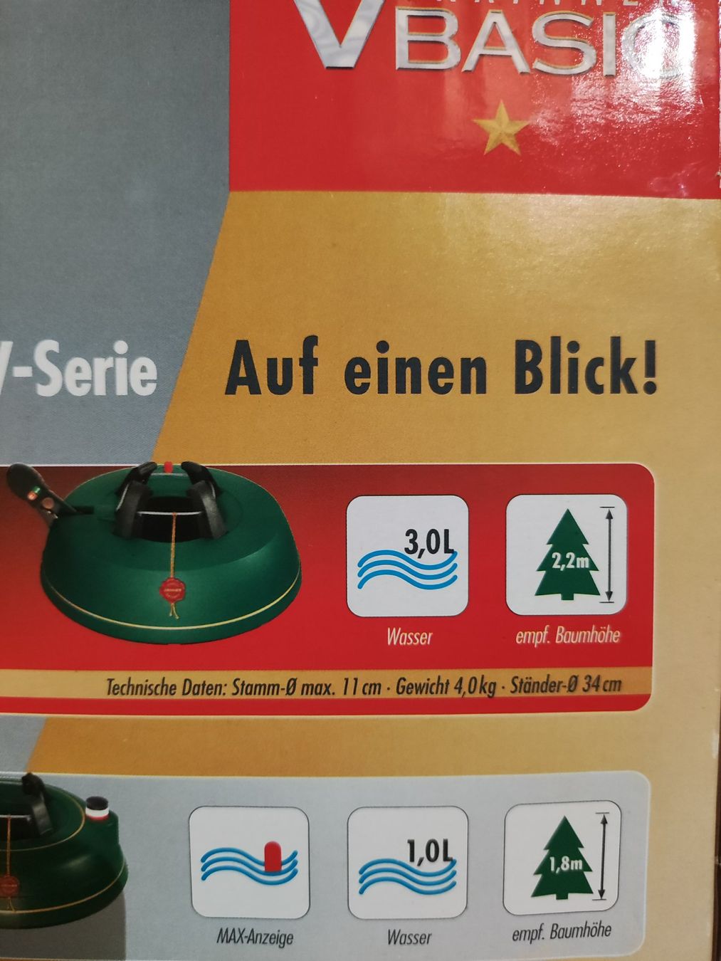 Krinner Basi per albero di Natale: Christbaumständer Krinner VBasic – Usato da Schlatt TG venduto da Andis3 4